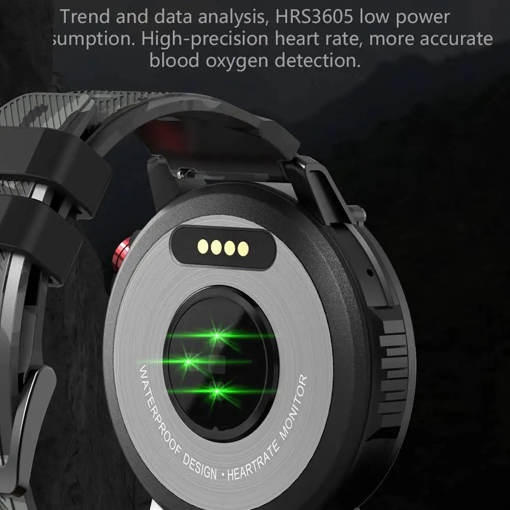 Outdoor 1.6-Inch Smartwatch with Music Control