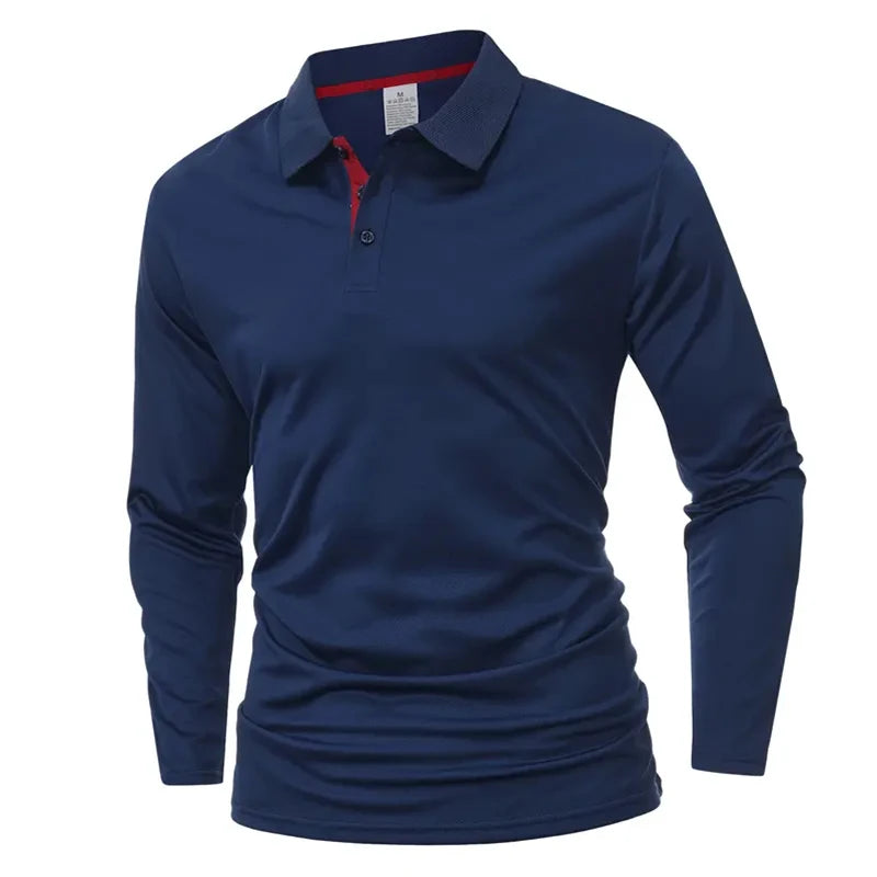 Men's Long-Sleeve Polo Shirt