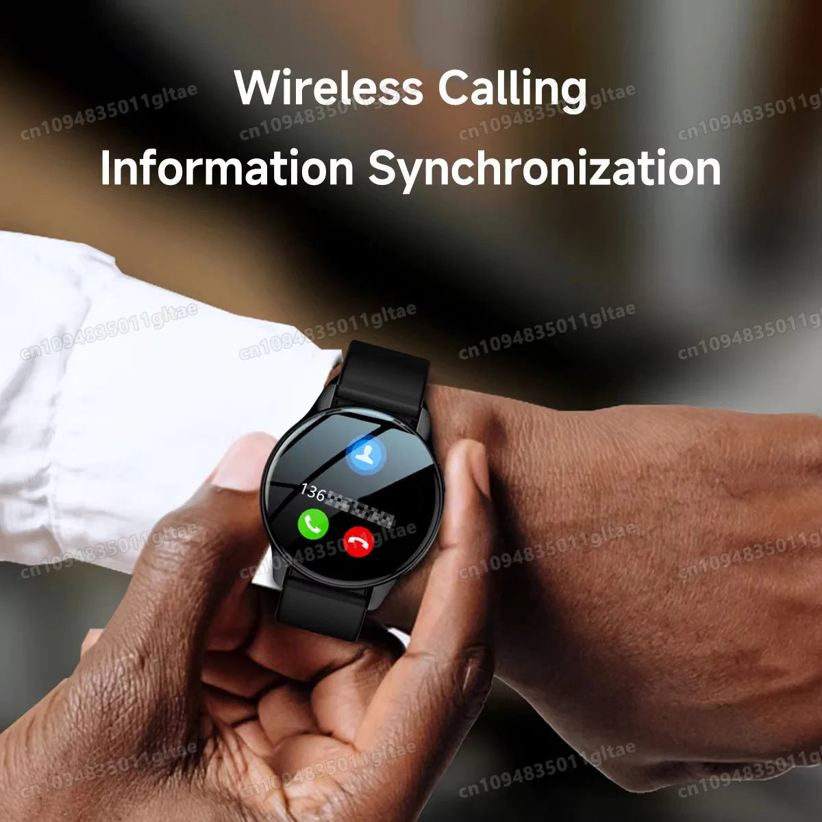 1.73-Inch Calling Smartwatch with Music Control