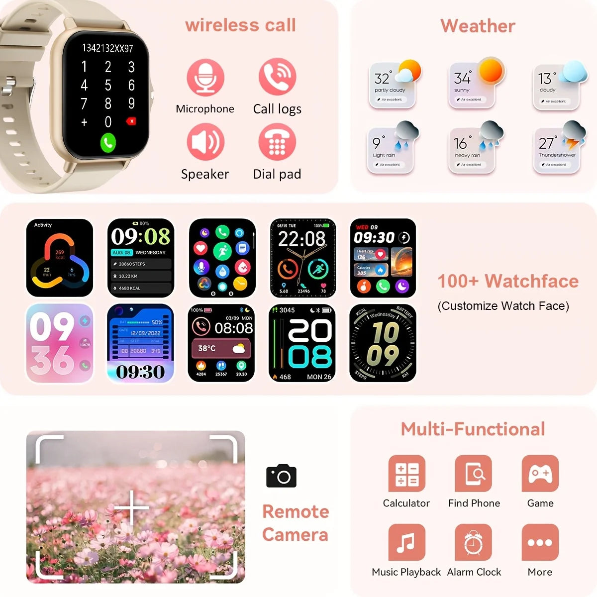 1.83-Inch Calling Smartwatch