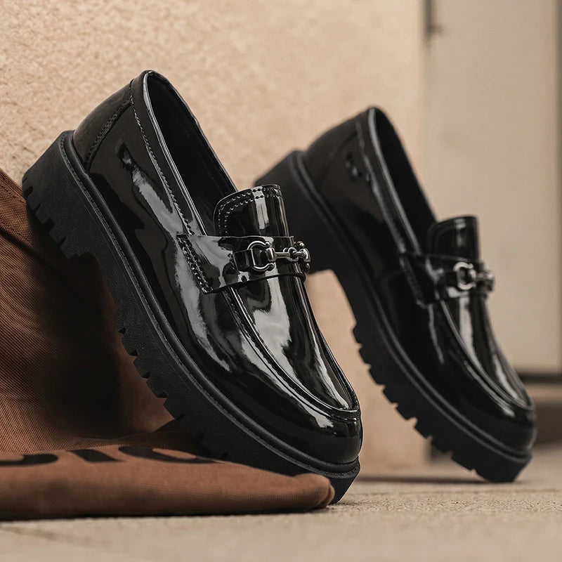 Men's Slip-On Platform Loafers