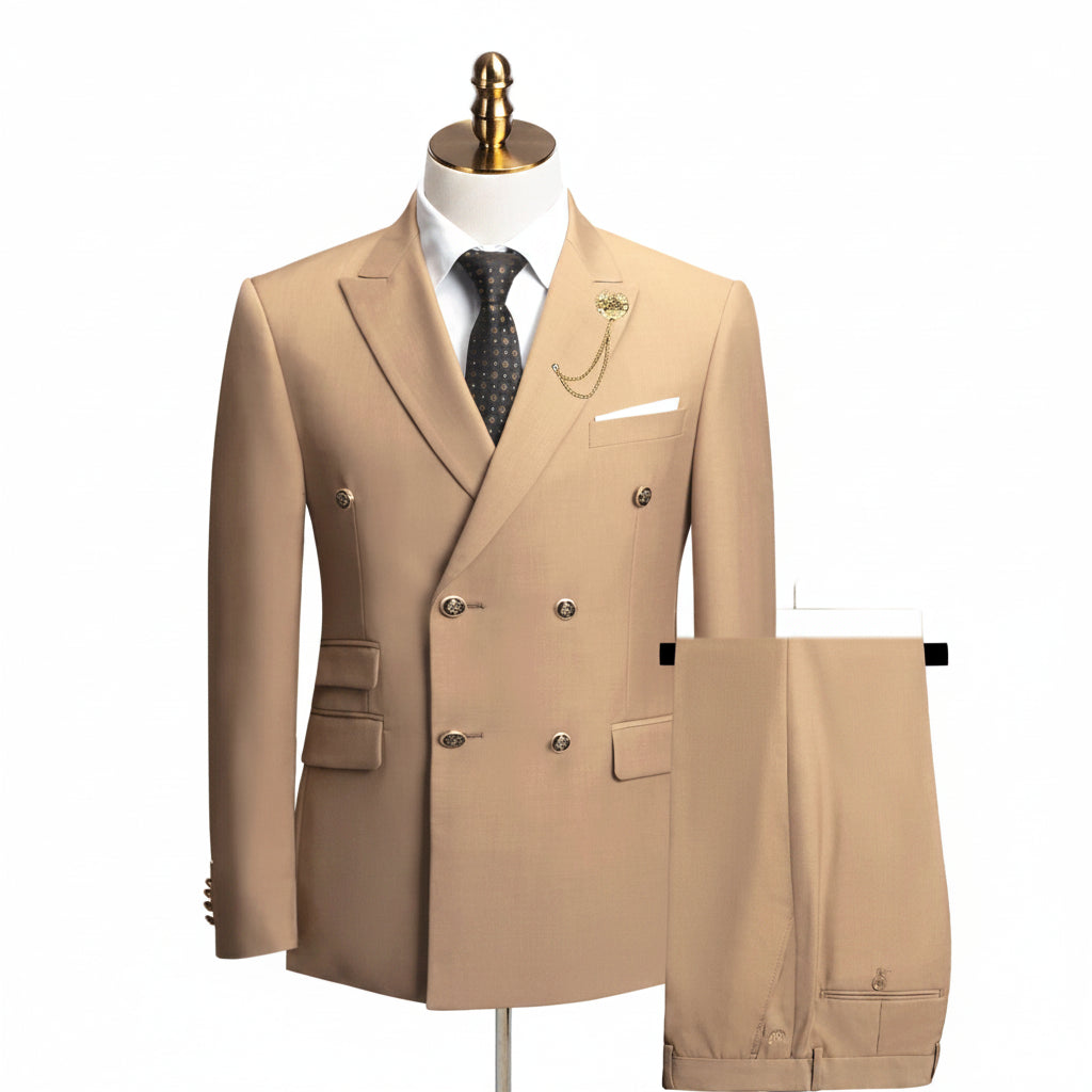 Men's Slim Fit Formal Business Suit 2Pcs Set — product view