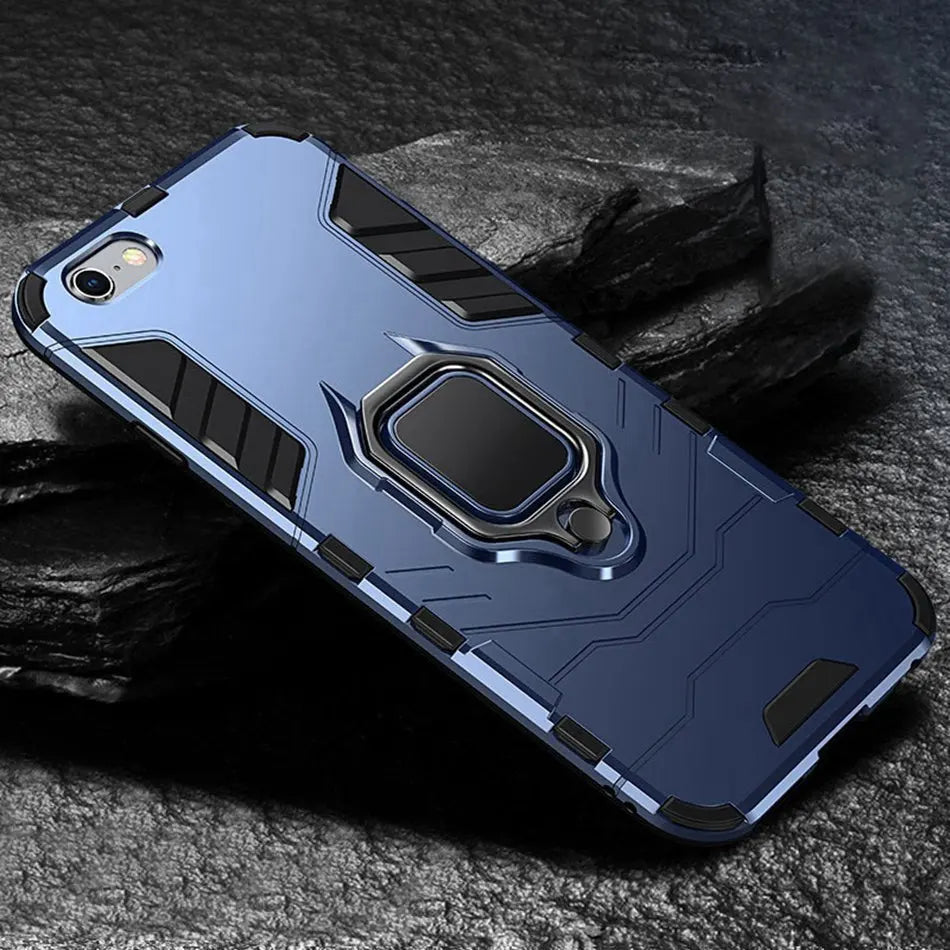 Ring Stand Phone Case for Samsung Galaxy S10E, A70, A50, S8 Plus, A40, A30, A7 2018, S10 Plus, iPhone 7 8, S10, S9 Plus, S9, S8, iPhone 5 5S SE, iPhone Xs Max, iPhone XR, iPhone X Xs, iPhone 6 6S