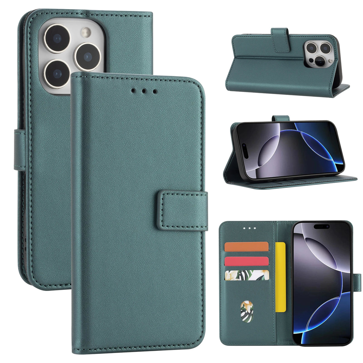 Classic Flip Wallet Phone Case for iPhone SE (2020), iPhone SE (2022), iPhone 13, iPhone 12 Pro, iPhone 15 Plus, iPhone 13 mini, iPhone 16e, iPhone 12 mini, iPhone XR, iPhone XS, iPhone 13 Pro Max, iPhone 13 Pro, iPhone 14 Plus & More Models