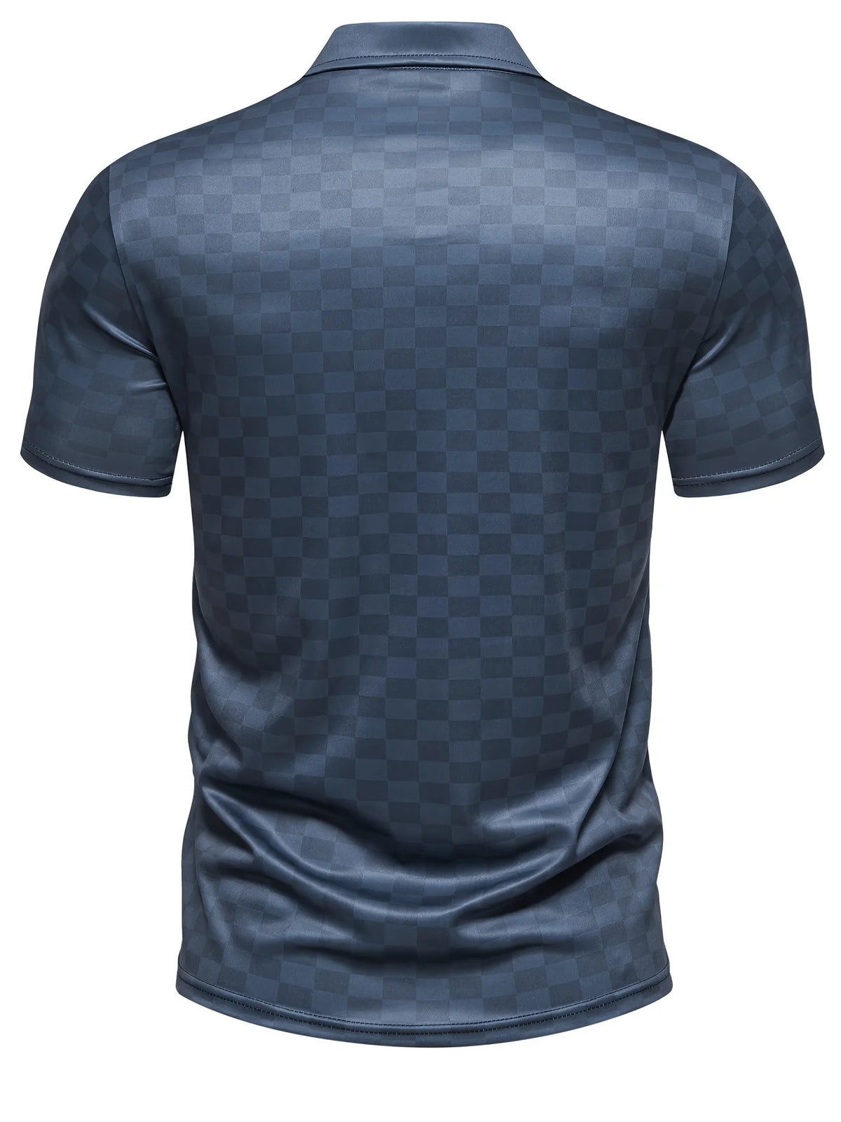 Men's Striped Short-Sleeve Polo Shirt
