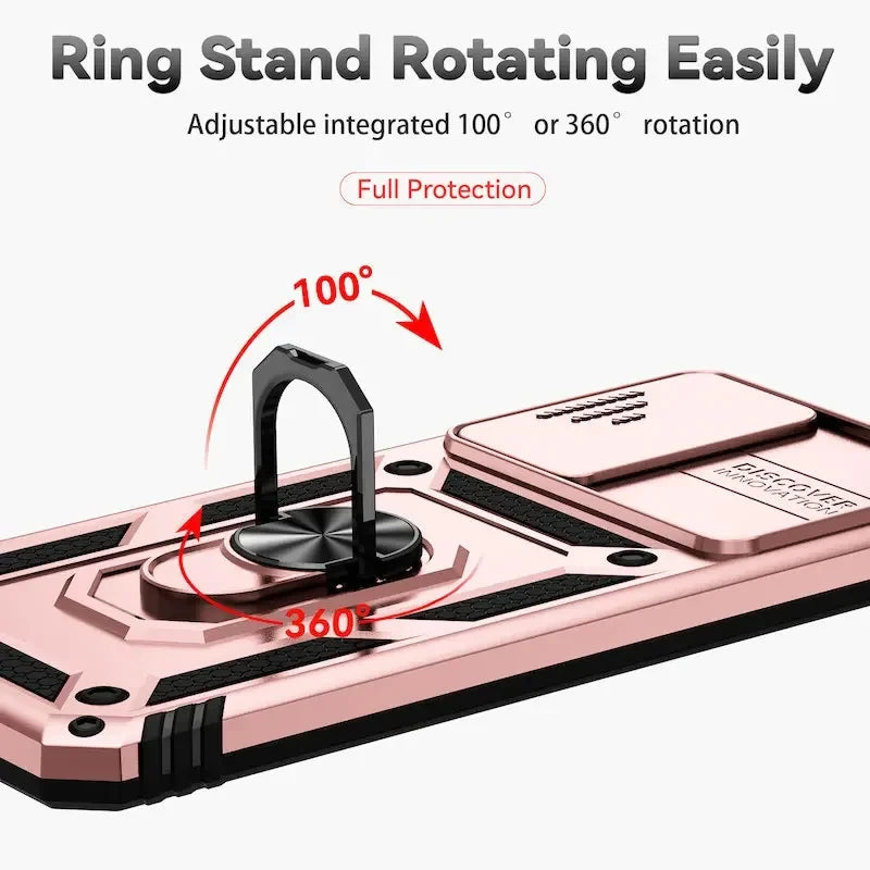 Kickstand Phone Case for Redmi Note 12 Pro 5G, Redmi Note 12 Pro 4G, Redmi Note 11 4G, Redmi Note 11S 4G, Redmi Note 13 Pro 5G, Redmi Note 13 Pro 4G, Redmi Note 12 5G, Redmi 12C, Redmi Note 11 Pro 5G, Redmi Note 11 Pro & More Models