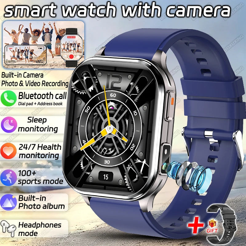 2.01-Inch Calling Smartwatch with Flashlight