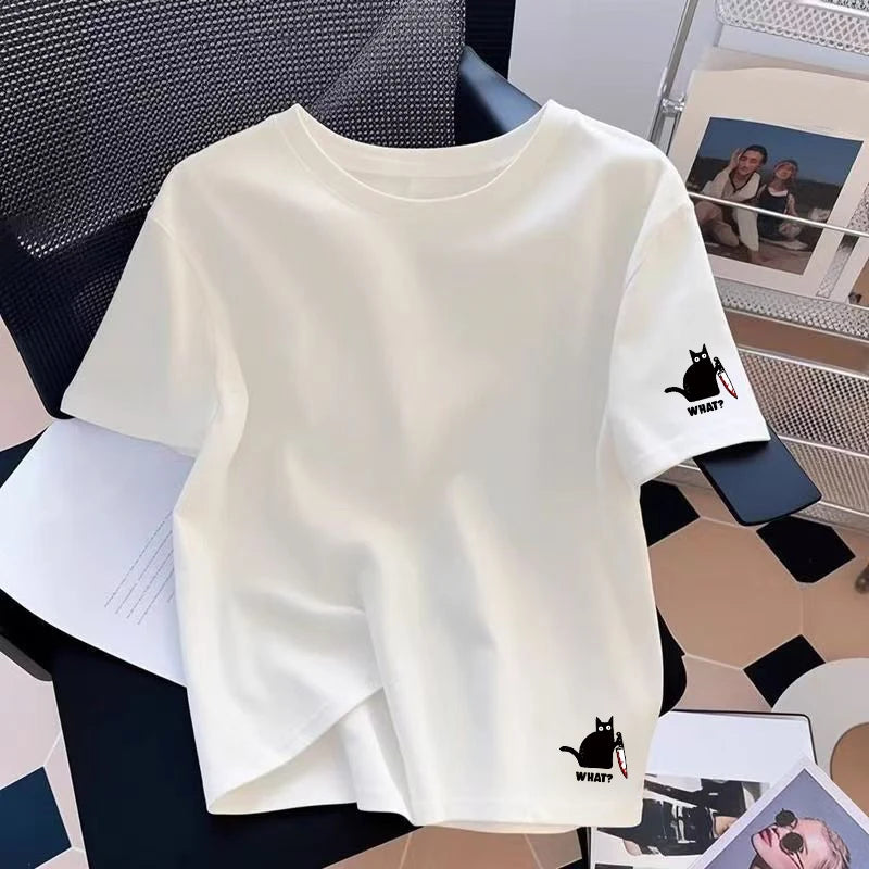 Women's Graphic Print Short-Sleeve Casual T-Shirt