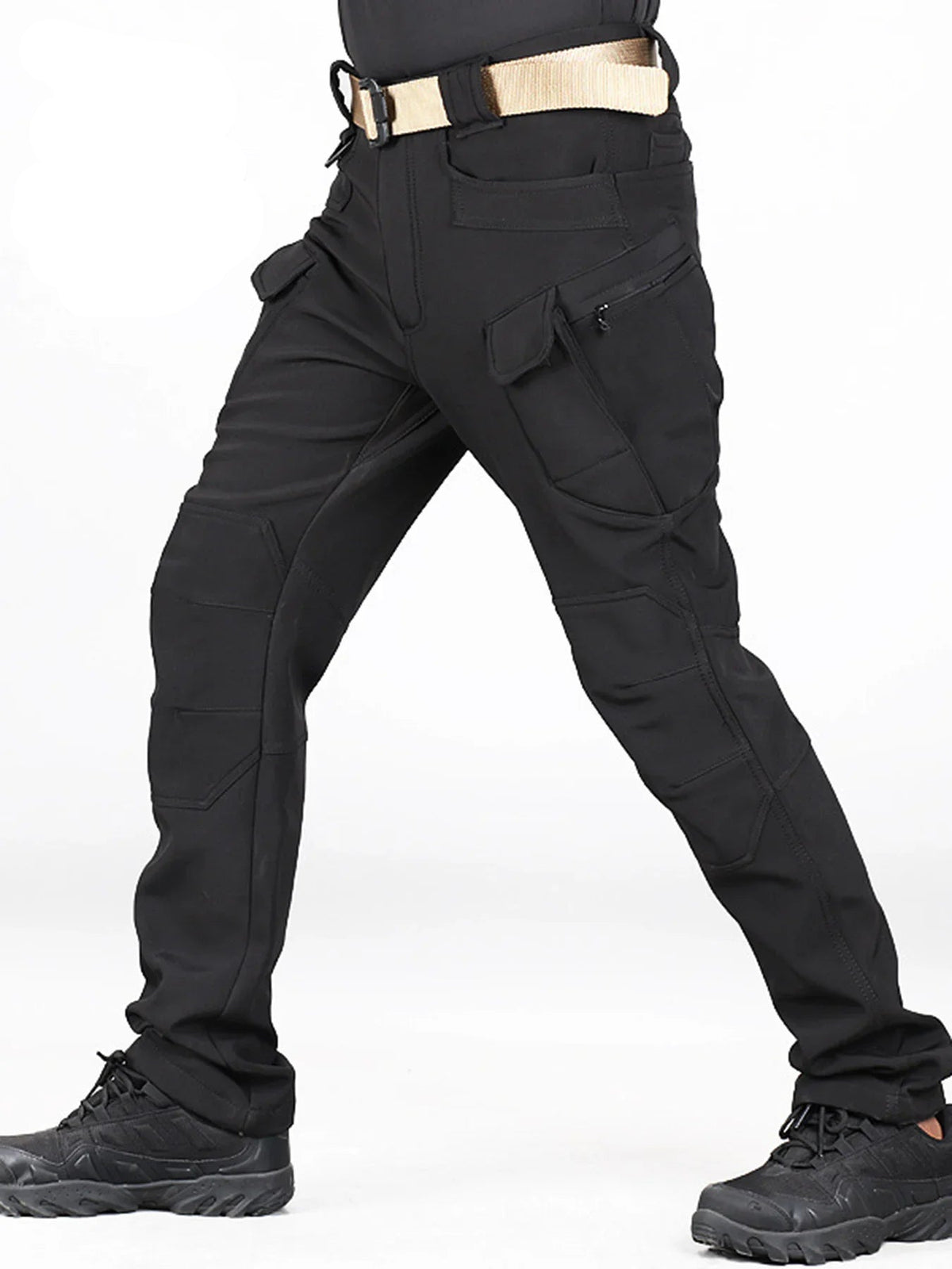 Men's Cargo Pants - Multi-Pocket Stretch Softshell — product view