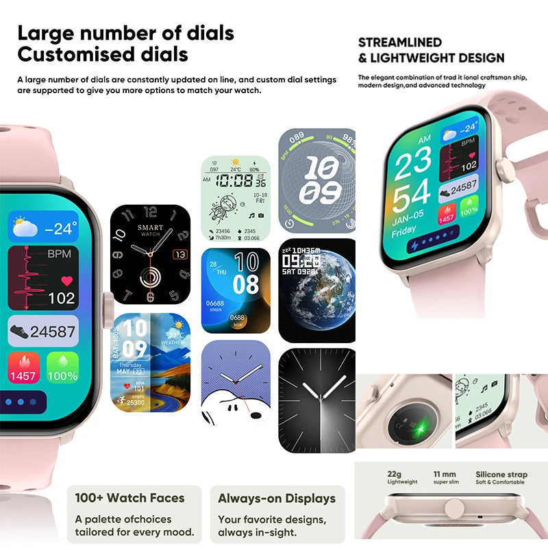 2.01-Inch Calling Smartwatch