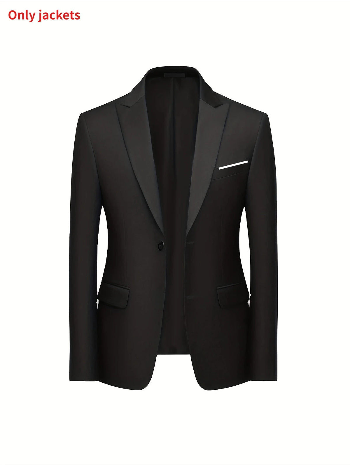 Men's 3-Piece Slim Fit Notched Lapel Suit Set — product view