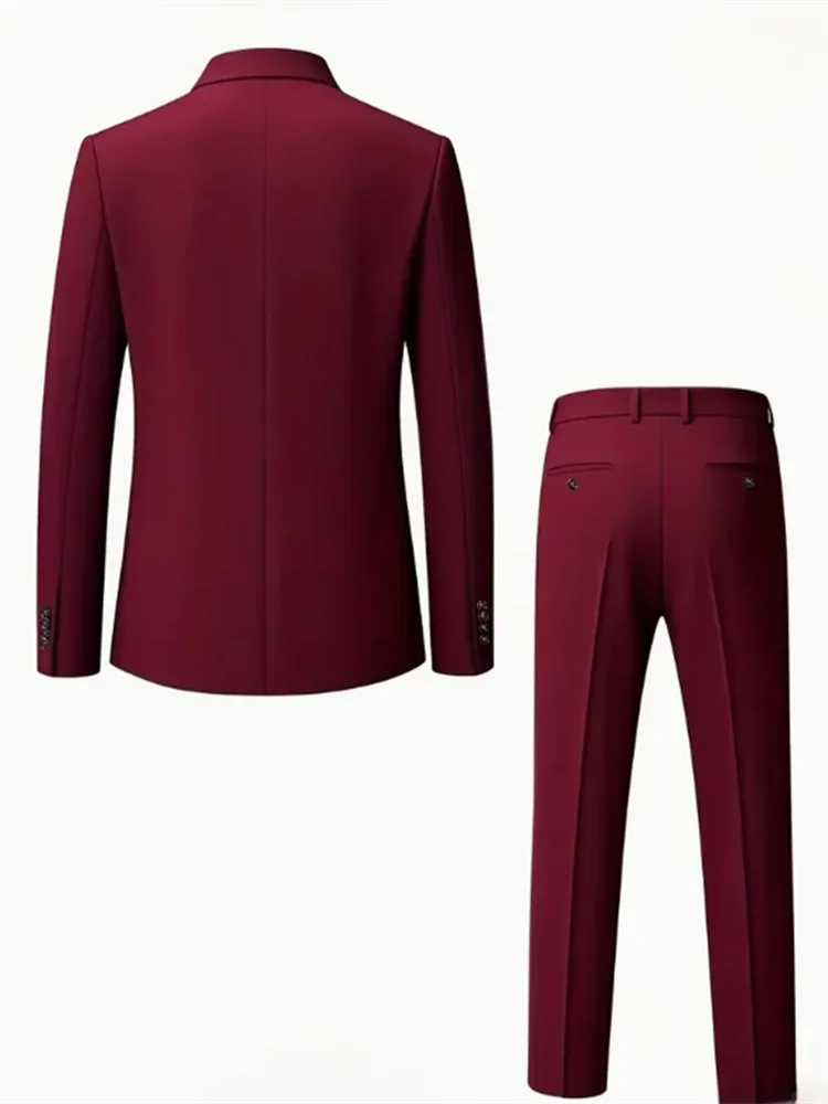 Men's Slim Fit Three-Piece Tuxedo Suit