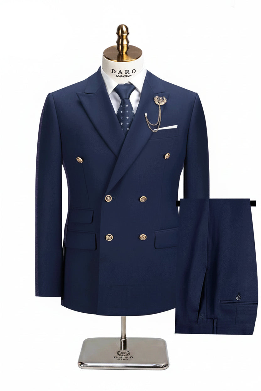 Men's Slim Fit Formal Business Suit 2Pcs Set — product view