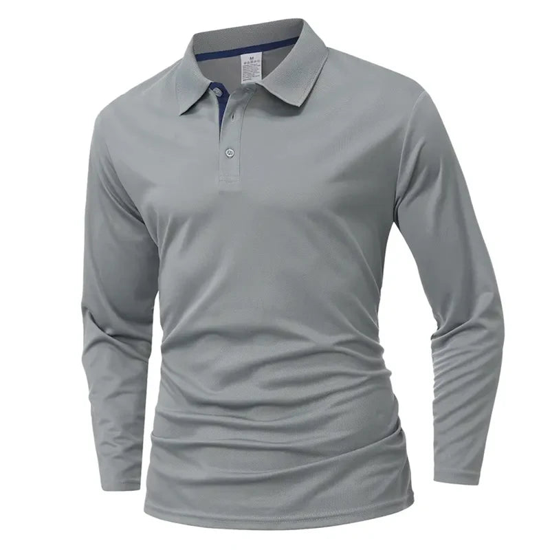 Men's Long-Sleeve Polo Shirt