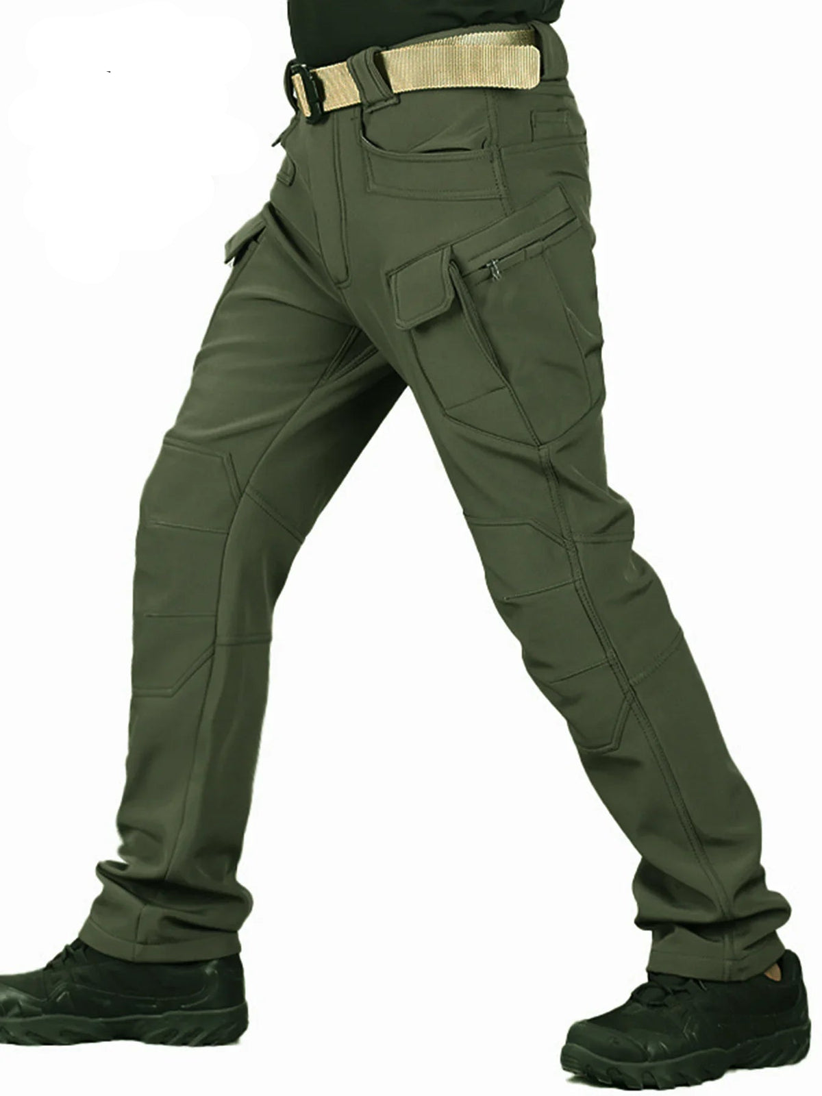 Men's Cargo Pants - Multi-Pocket Stretch Softshell — product view