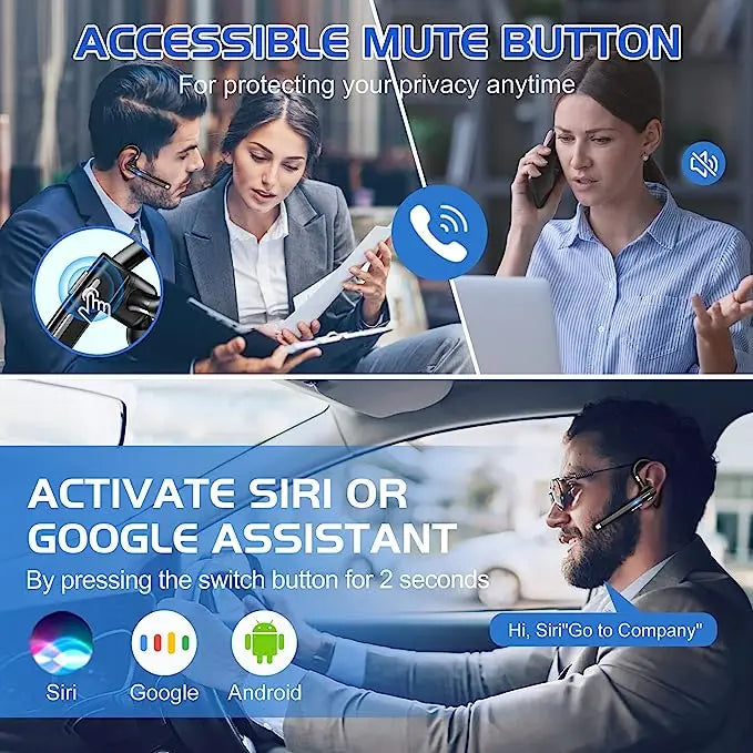 Wireless Single-Ear Business Bluetooth Headset