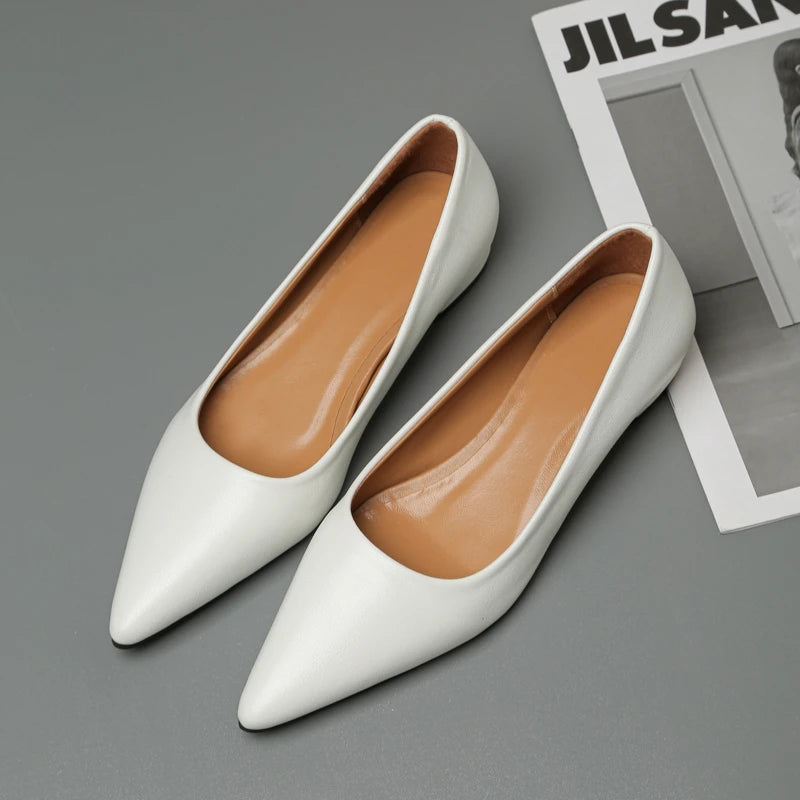 Women's Pointed-Toe Block-Heel Pumps — product view