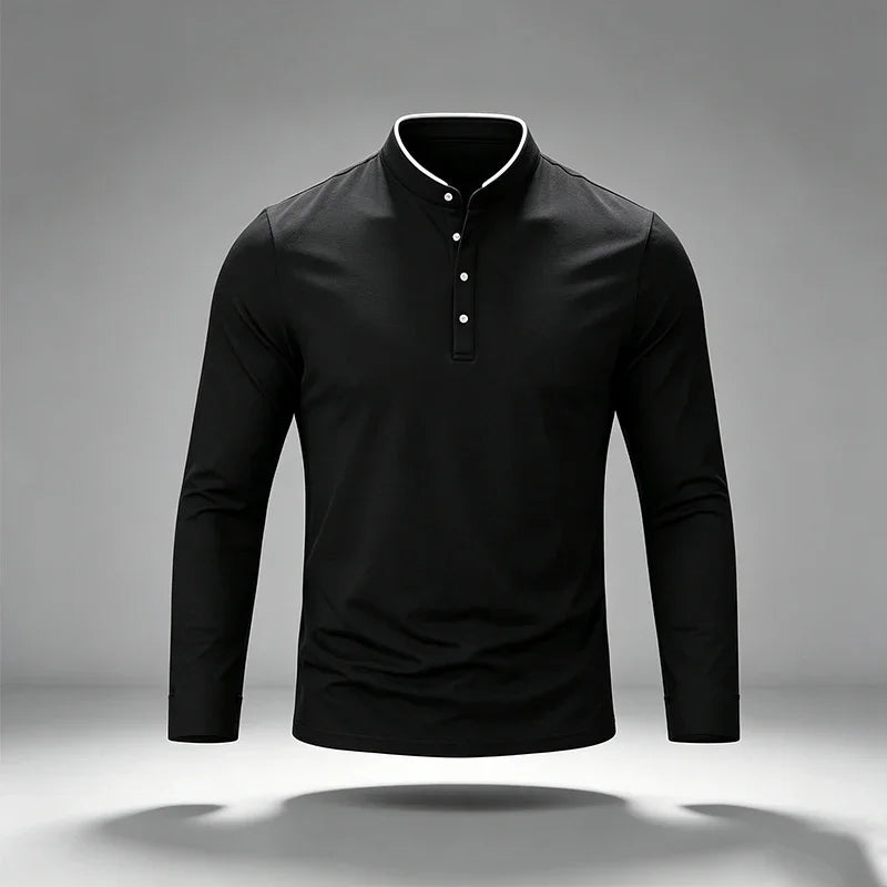 Men's Long-Sleeve Polo Shirt