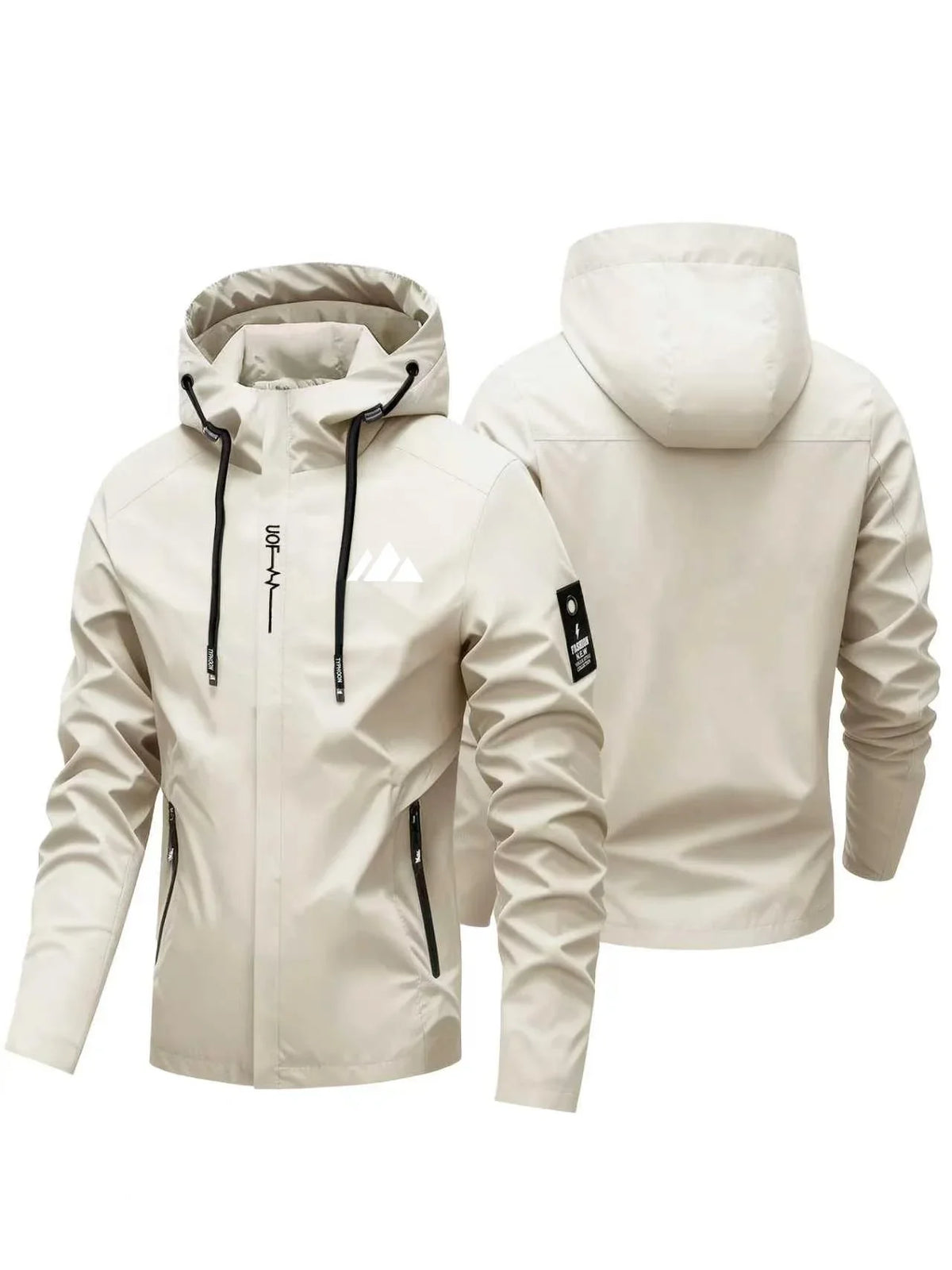 Men's Hooded Zip-Up Jacket