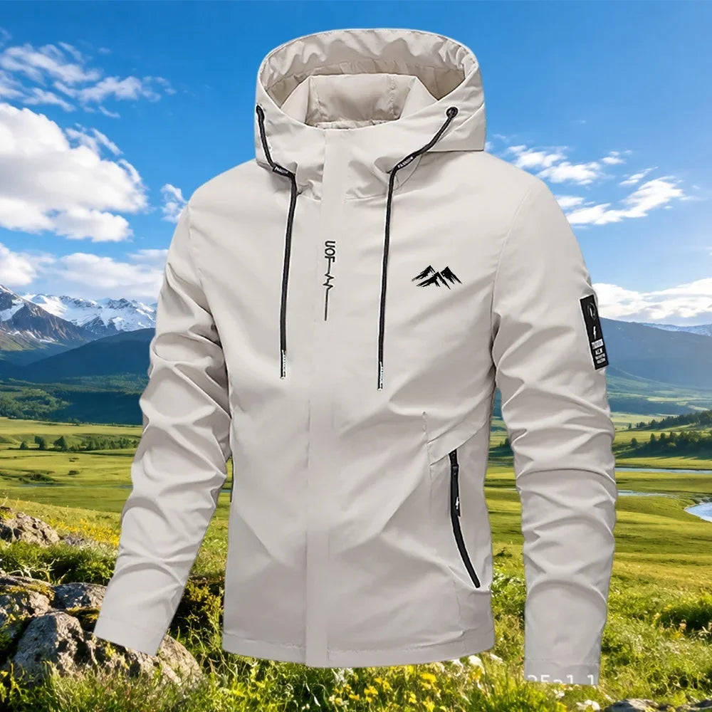 Men's Hooded Zip-Up Jacket