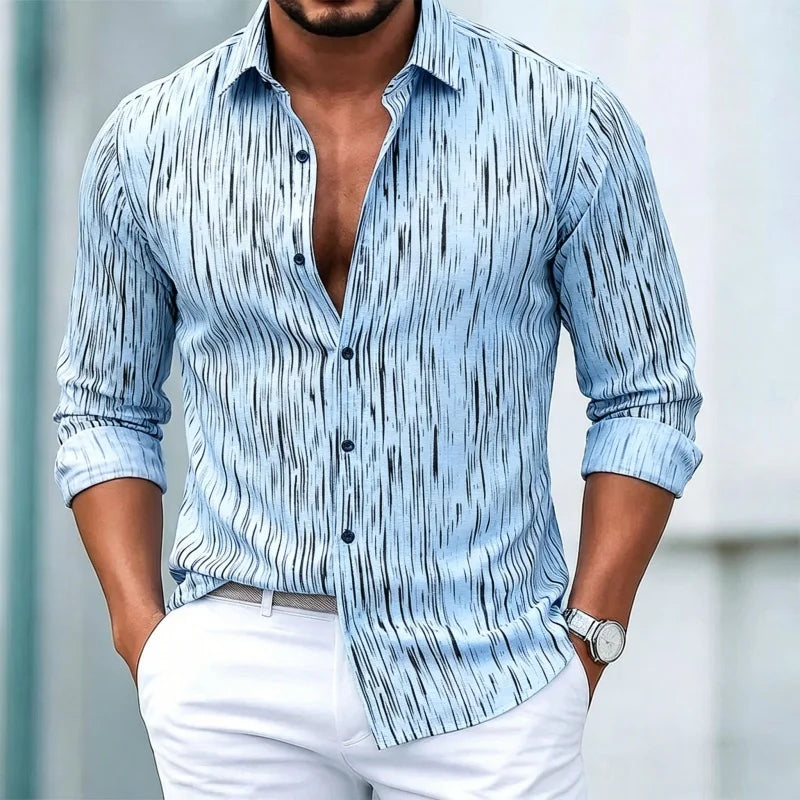 Men's Graphic Print Casual Shirt