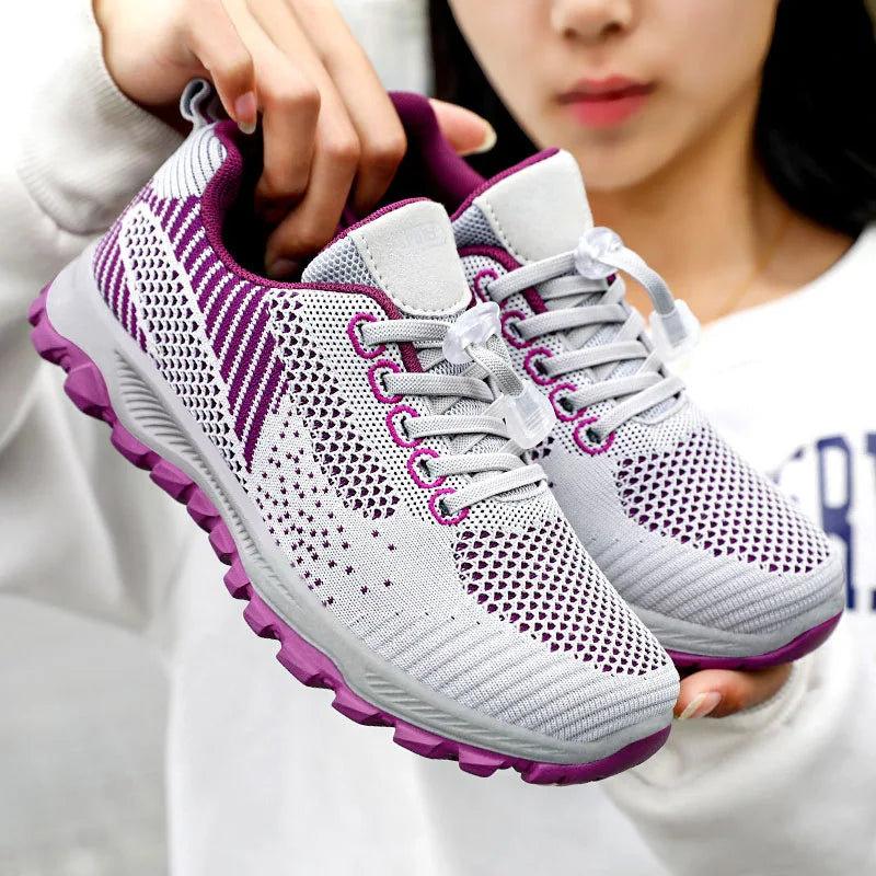 Women's Soft-Sole Travel Sneakers — product view