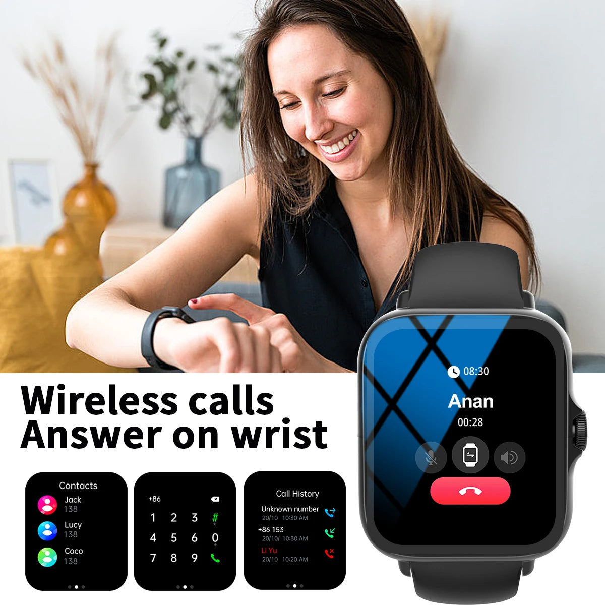 1.68-Inch Calling Smartwatch