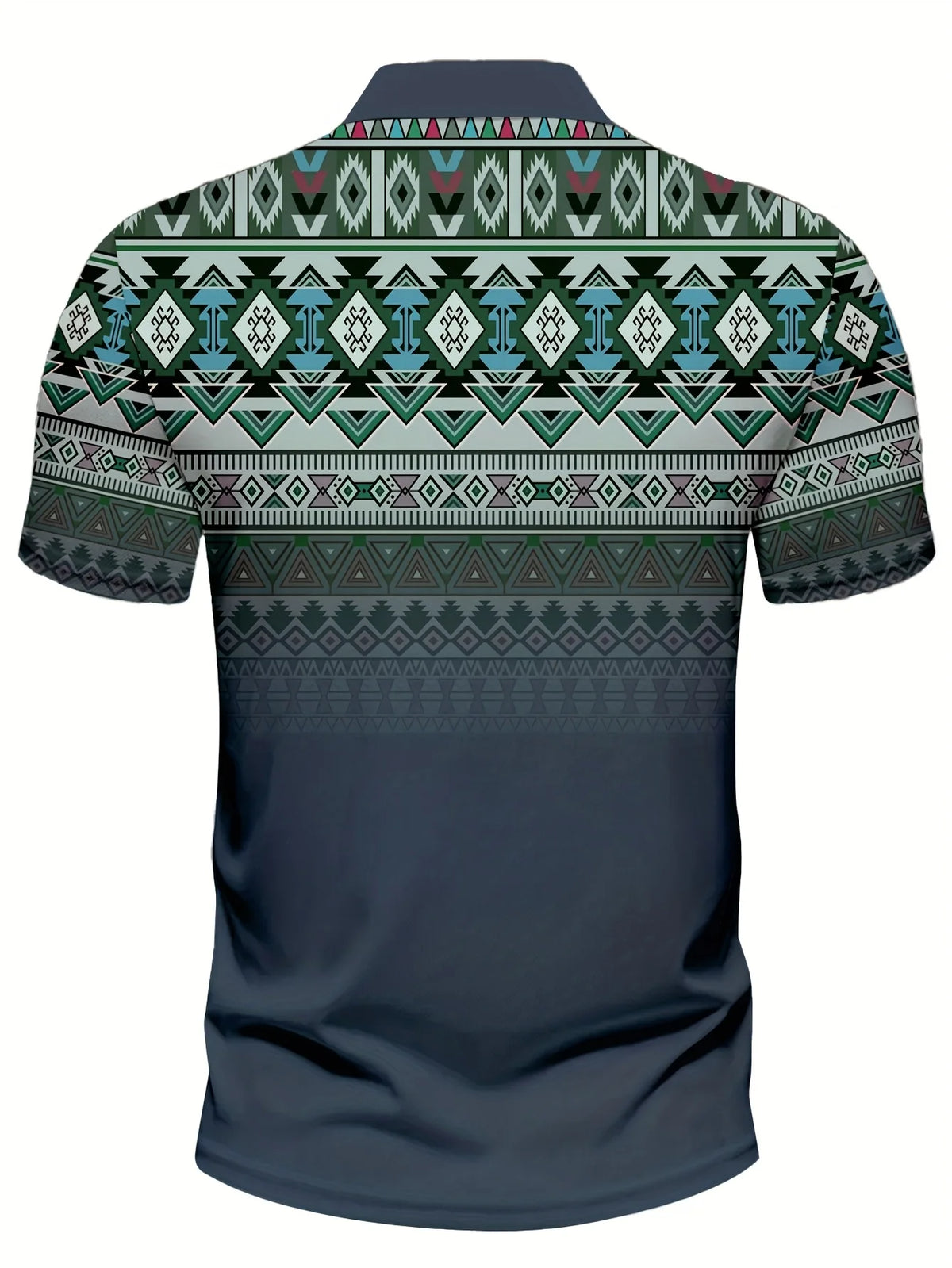 Men's Graphic Print Short-Sleeve Polo Shirt
