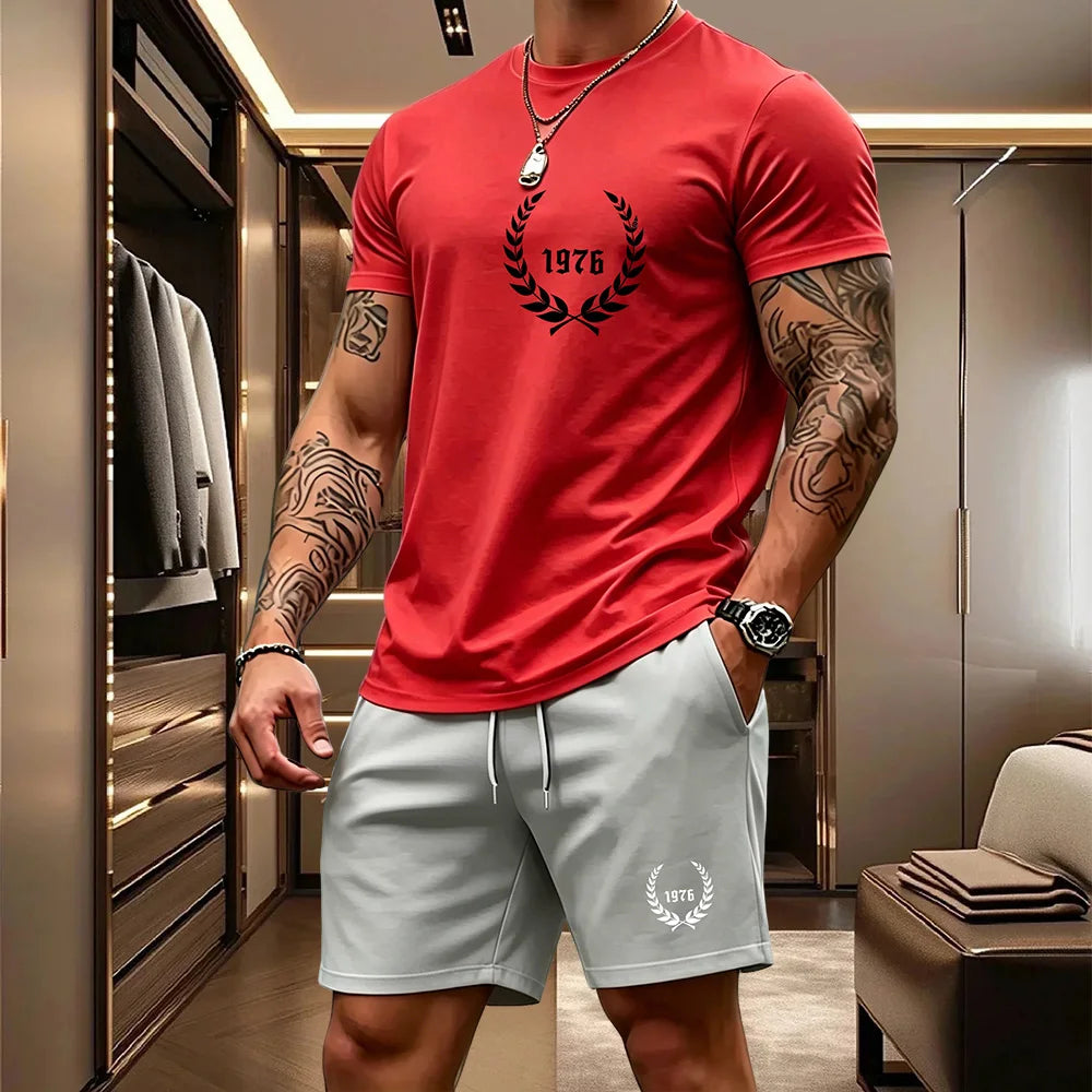 Men's Top & Shorts Set