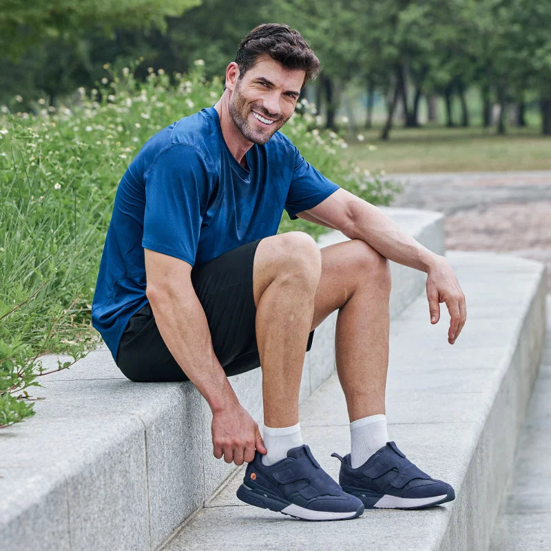 Men's Wide-Fit Slip-On Walking Shoes