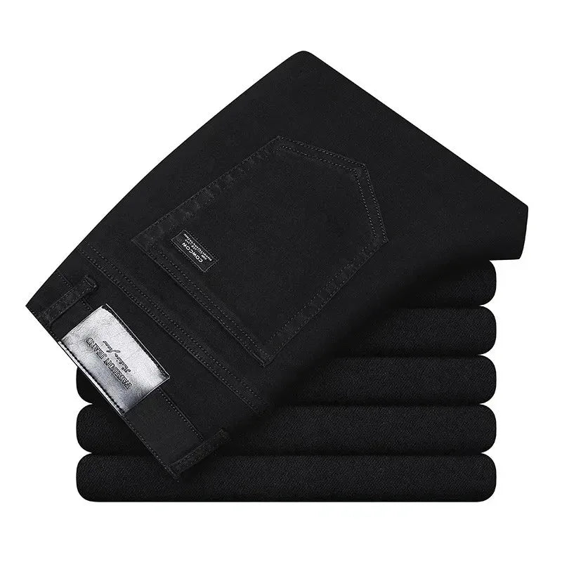 Men's Blue Slim Fit Stretch Denim Jeans — product view