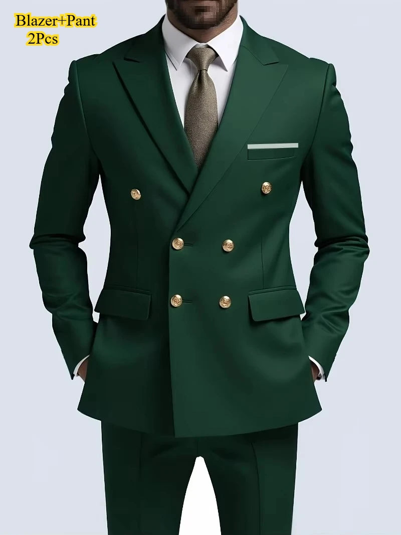 Men's Double-Breasted Blazer