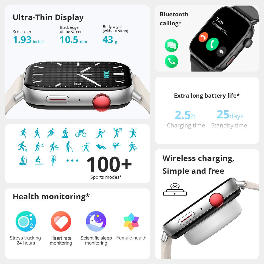 1.93-Inch Calling Smartwatch