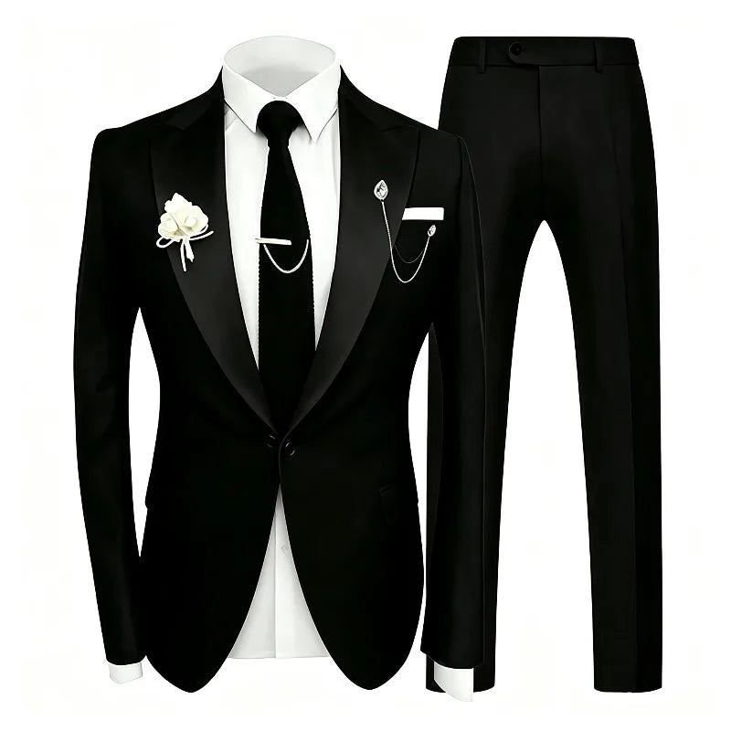 Men's Three-Piece Business & Occasion Suit