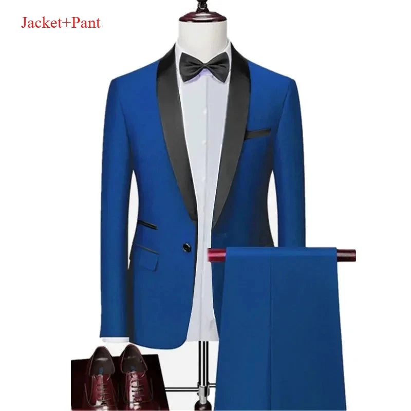 Men's Black 3-Piece Suit Set — product view