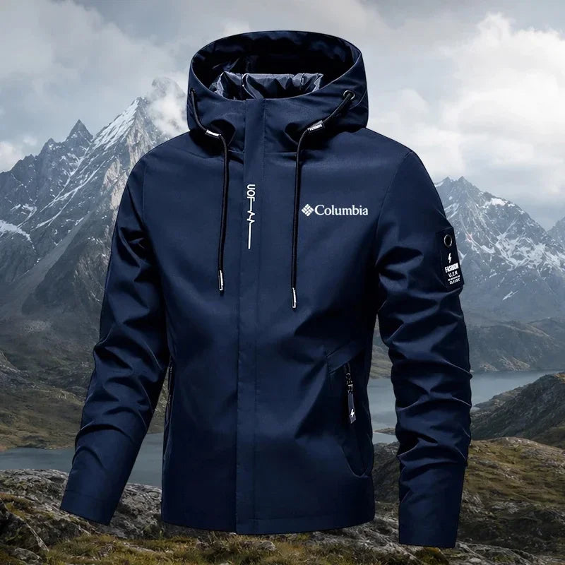 Men's Hooded Zip-Up Jacket