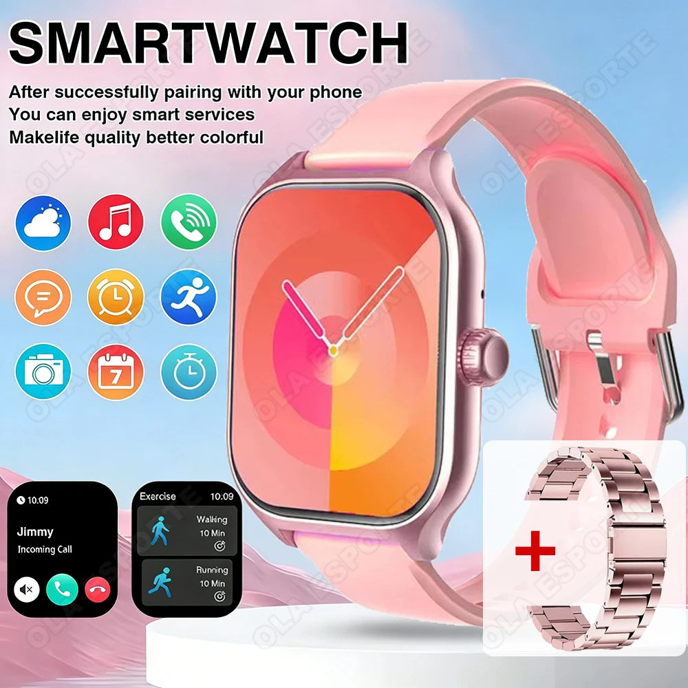 Outdoor 2.01-Inch Calling Smartwatch with Sleep Features