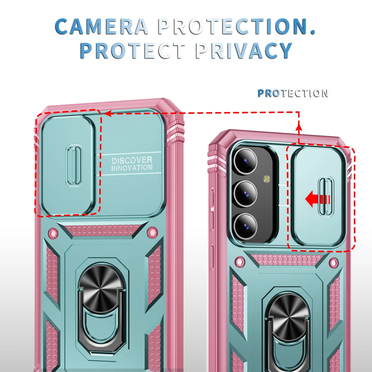Protective Phone Case for Samsung Galaxy S24 FE, S23 FE, S23, S23 Ultra, S23+, S22 Ultra 5G, S21 Ultra 5G, S25+, S25 FE, S25 Edge, S25 Ultra, S25, S24, S24 Ultra, S24+