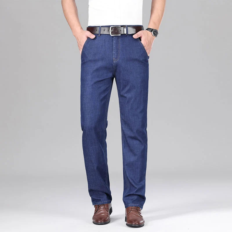 Men's Loose Fit Stretch Denim Jeans - Lightweight — product view
