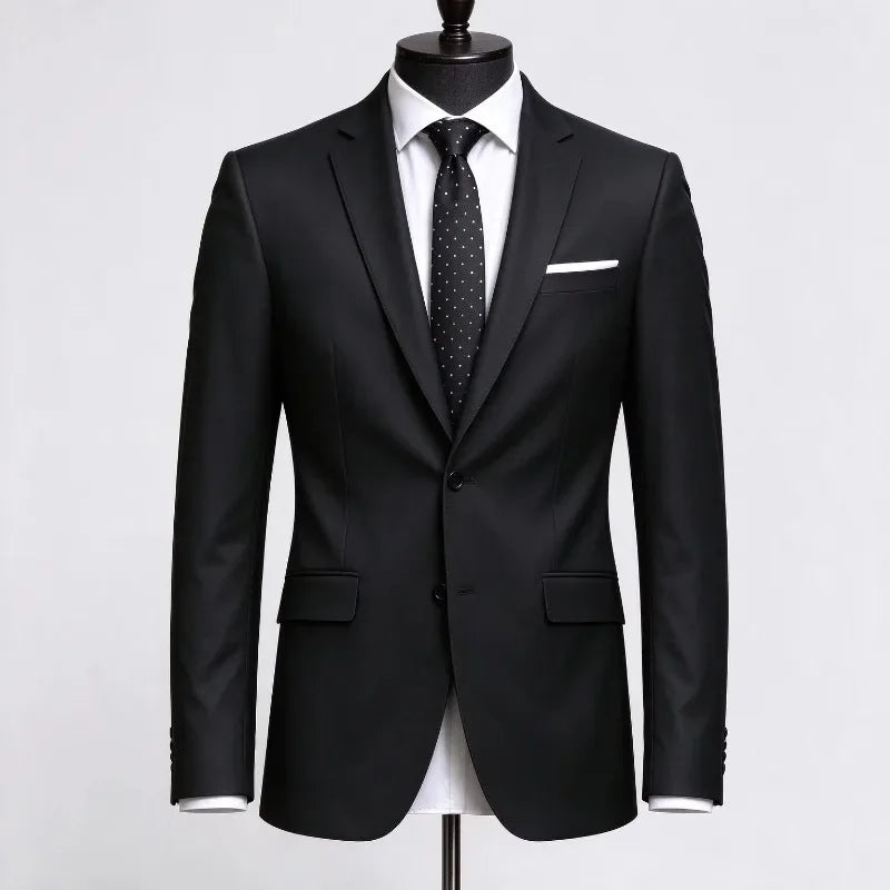 Men's Slim Fit Single-Breasted Blazer
