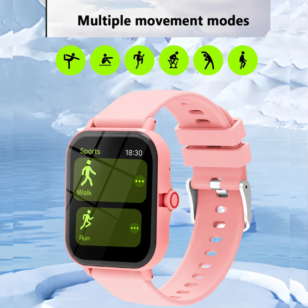 Children's 1.83-Inch Calling Smartwatch with Music Control