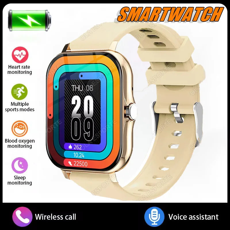 Outdoor 1.83-Inch Calling Smartwatch with Sleep Features
