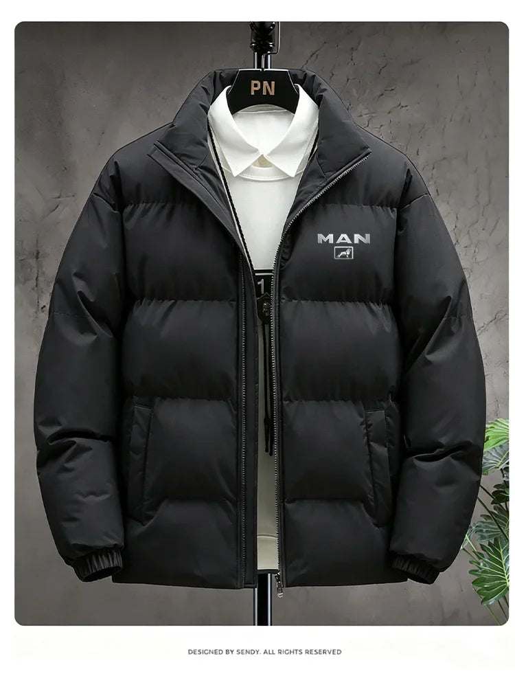 Men's Hooded Zip-Up Jacket