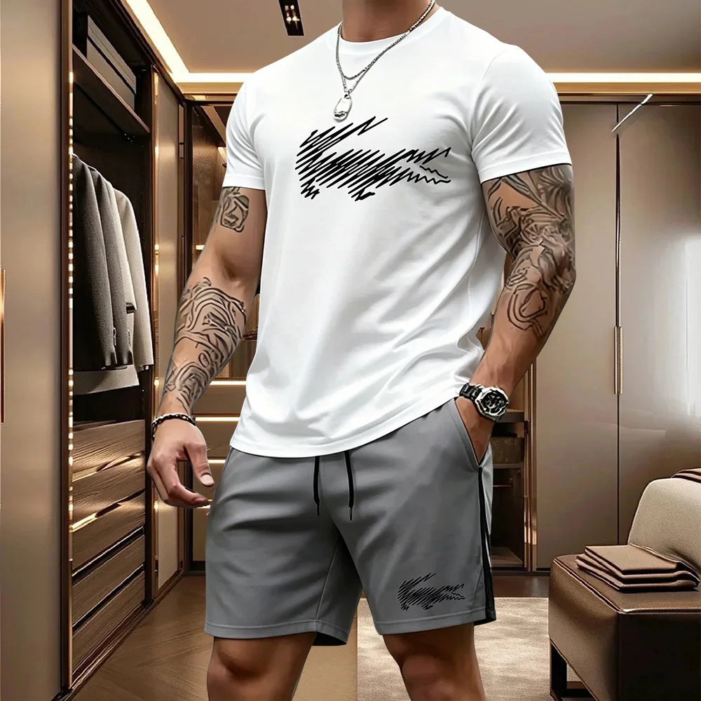 Men's Top & Shorts Set