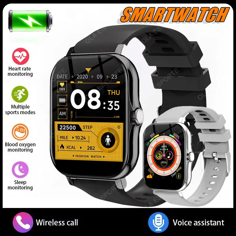 Outdoor 1.83-Inch Calling Smartwatch with Sleep Features