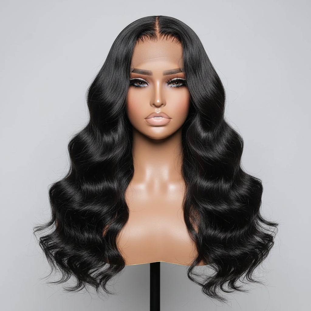 Body Wave Human Hair Lace Wig — product view