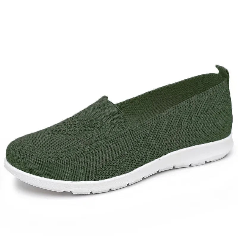 Women's Flat Air-Mesh Walking Shoes — product view