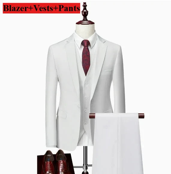 Men's British-Inspired Wedding Suit