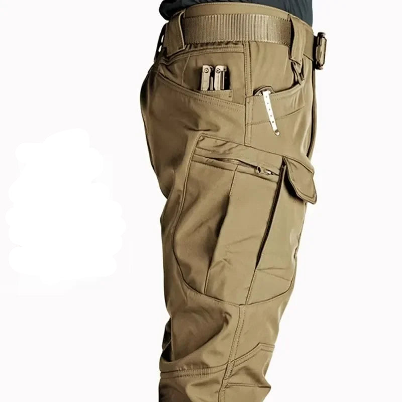 Men's Cargo Pants - Multi-Pocket Stretch Softshell — product view
