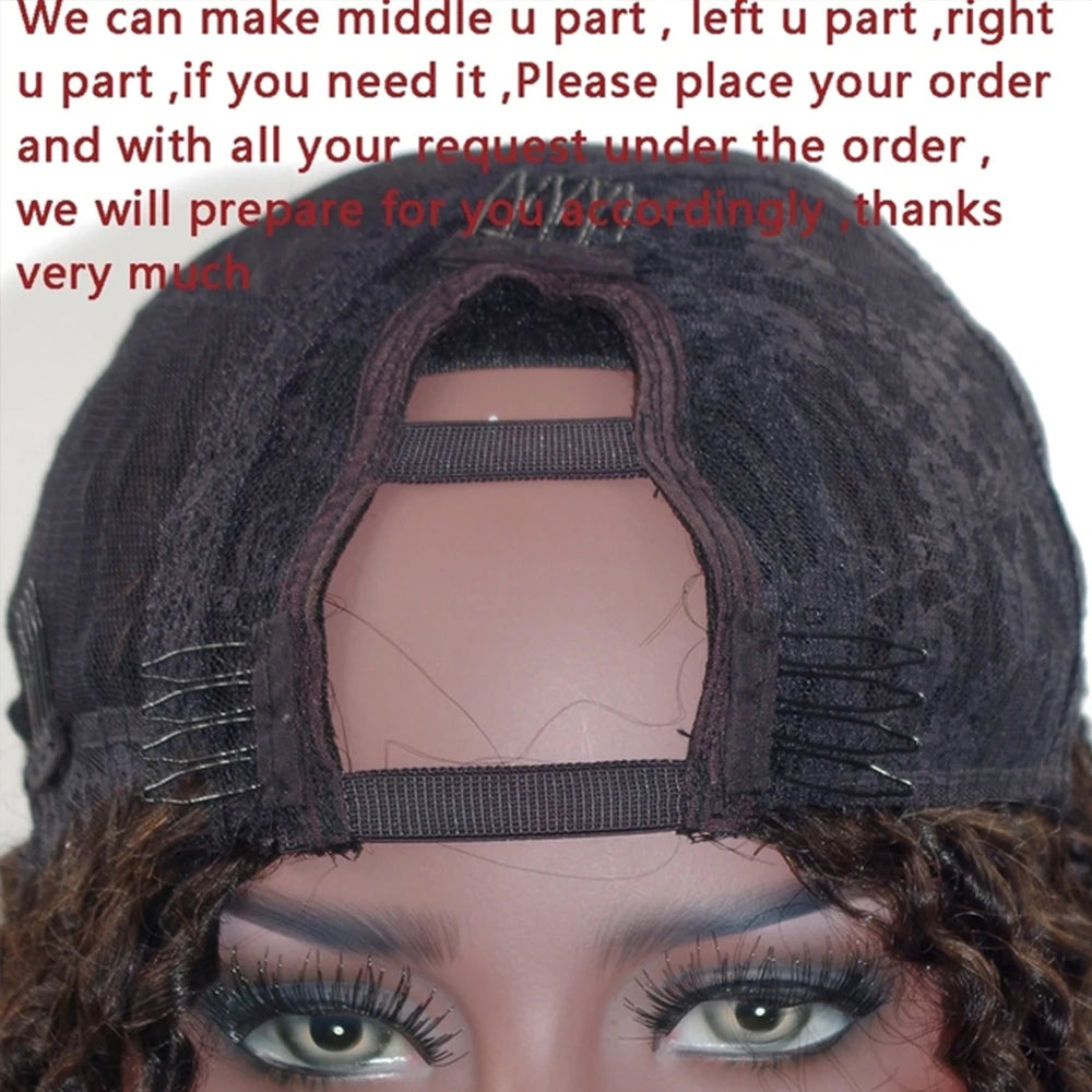 Light Brown Straight Human Hair Lace Wig — product view